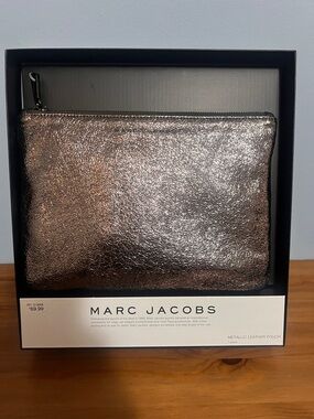 Target x Neiman Marcus collab - Marc Jacobs Black Leather Interior Pouch - New